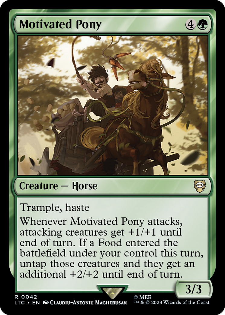 Motivated Pony [The Lord of the Rings: Tales of Middle-Earth Commander] | Jomio and Rueliete's Cards and Comics