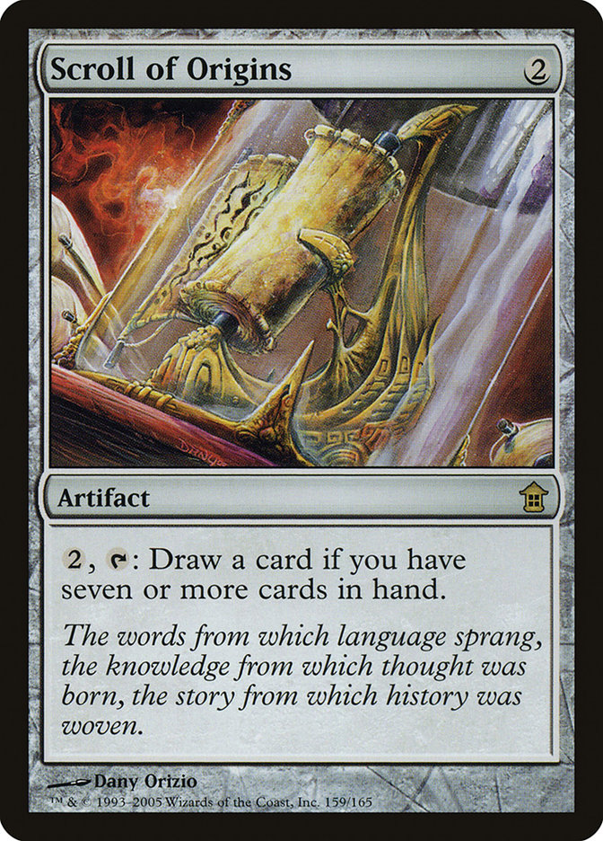 Scroll of Origins [Saviors of Kamigawa] | Jomio and Rueliete's Cards and Comics