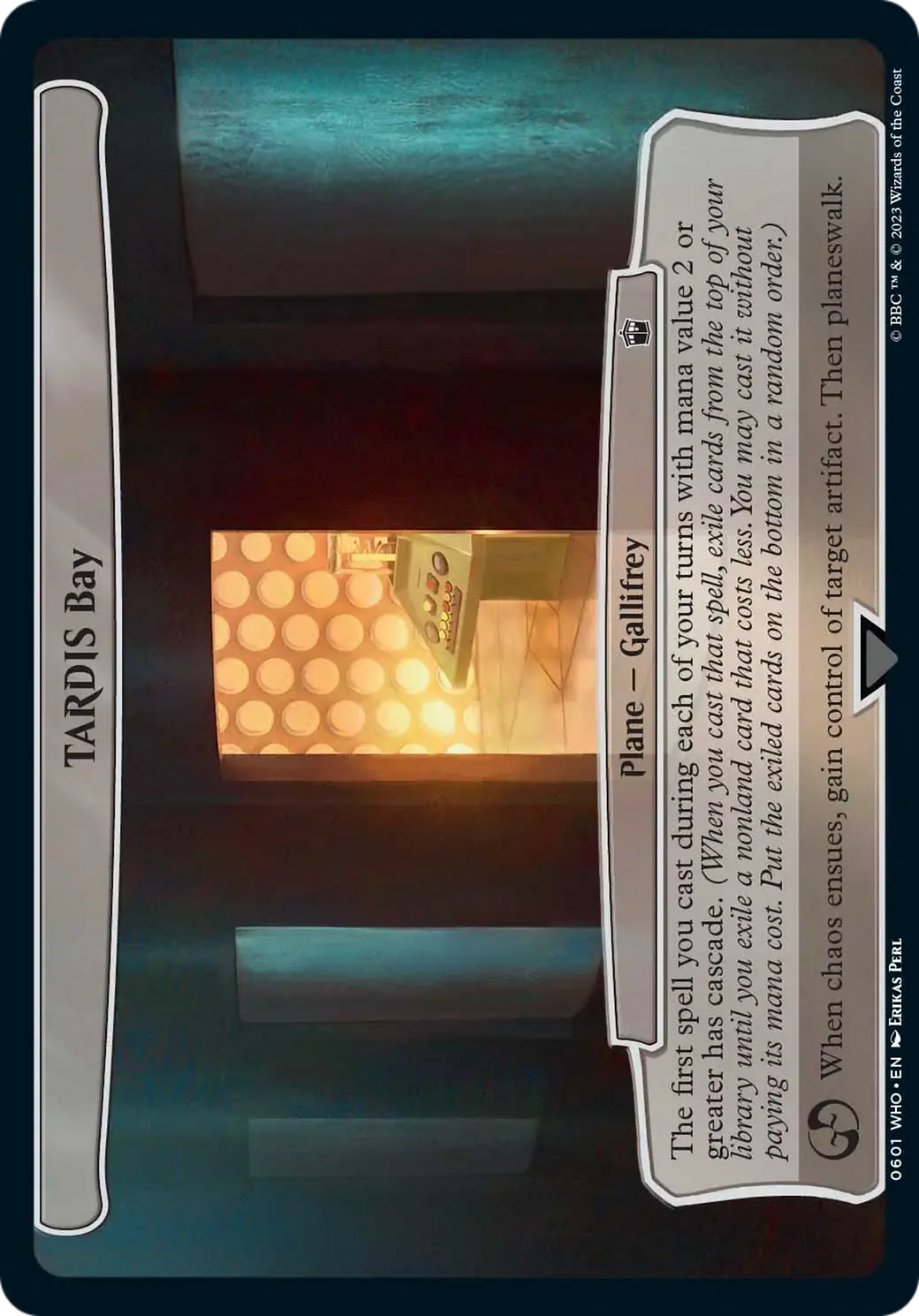 TARDIS Bay [Doctor Who] | Jomio and Rueliete's Cards and Comics