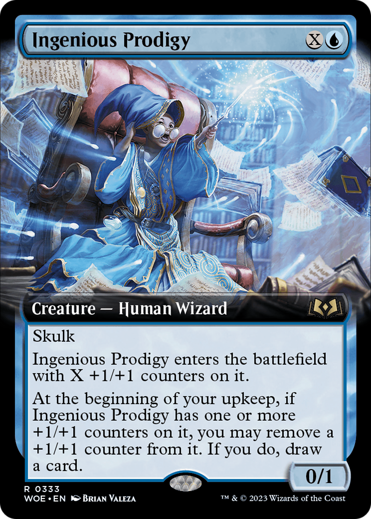 Ingenious Prodigy (Extended Art) [Wilds of Eldraine] | Jomio and Rueliete's Cards and Comics