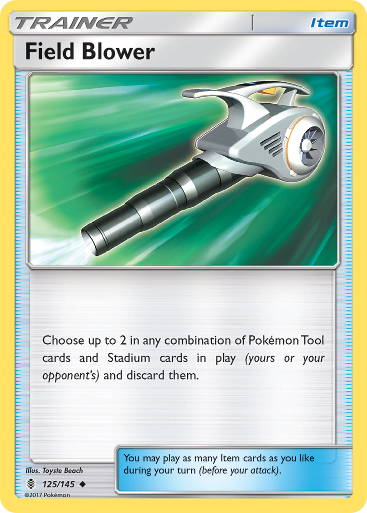 Field Blower (125/145) [Sun & Moon: Guardians Rising] | Jomio and Rueliete's Cards and Comics