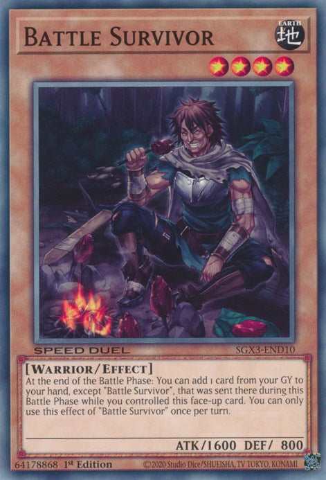 Battle Survivor [SGX3-END10] Common | Jomio and Rueliete's Cards and Comics