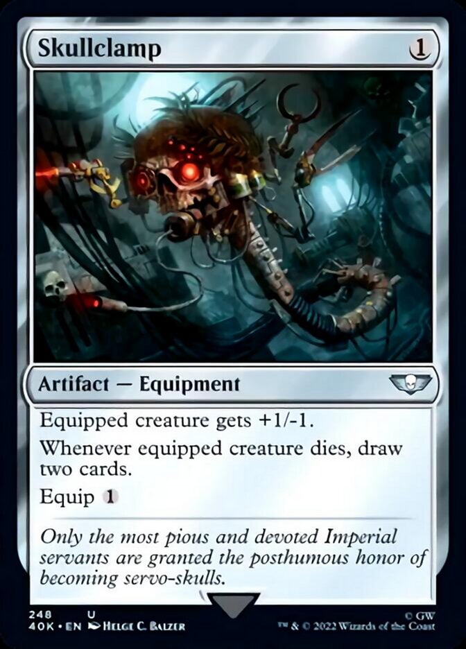 Skullclamp (Surge Foil) [Warhammer 40,000] | Jomio and Rueliete's Cards and Comics