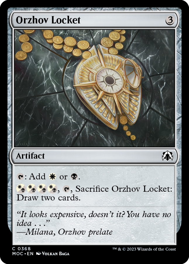 Orzhov Locket [March of the Machine Commander] | Jomio and Rueliete's Cards and Comics
