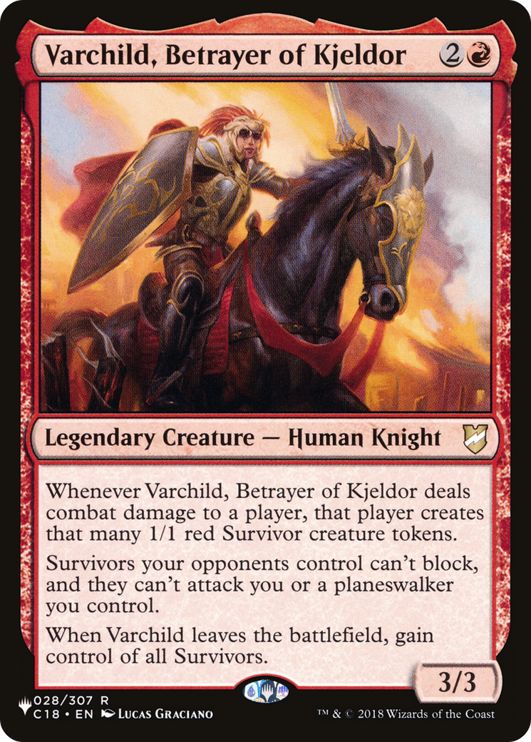 Varchild, Betrayer of Kjeldor [The List] | Jomio and Rueliete's Cards and Comics