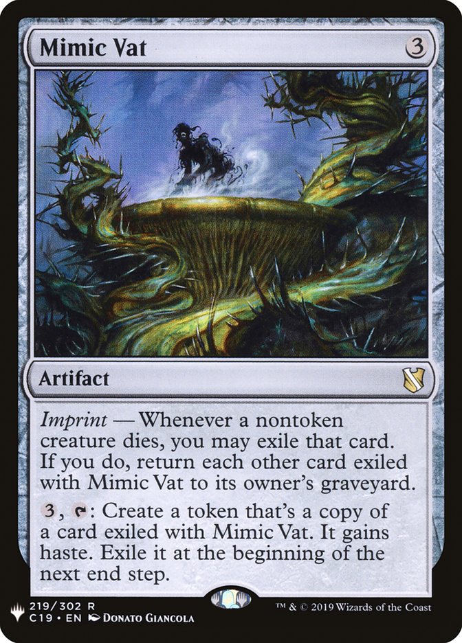 Mimic Vat [The List] | Jomio and Rueliete's Cards and Comics