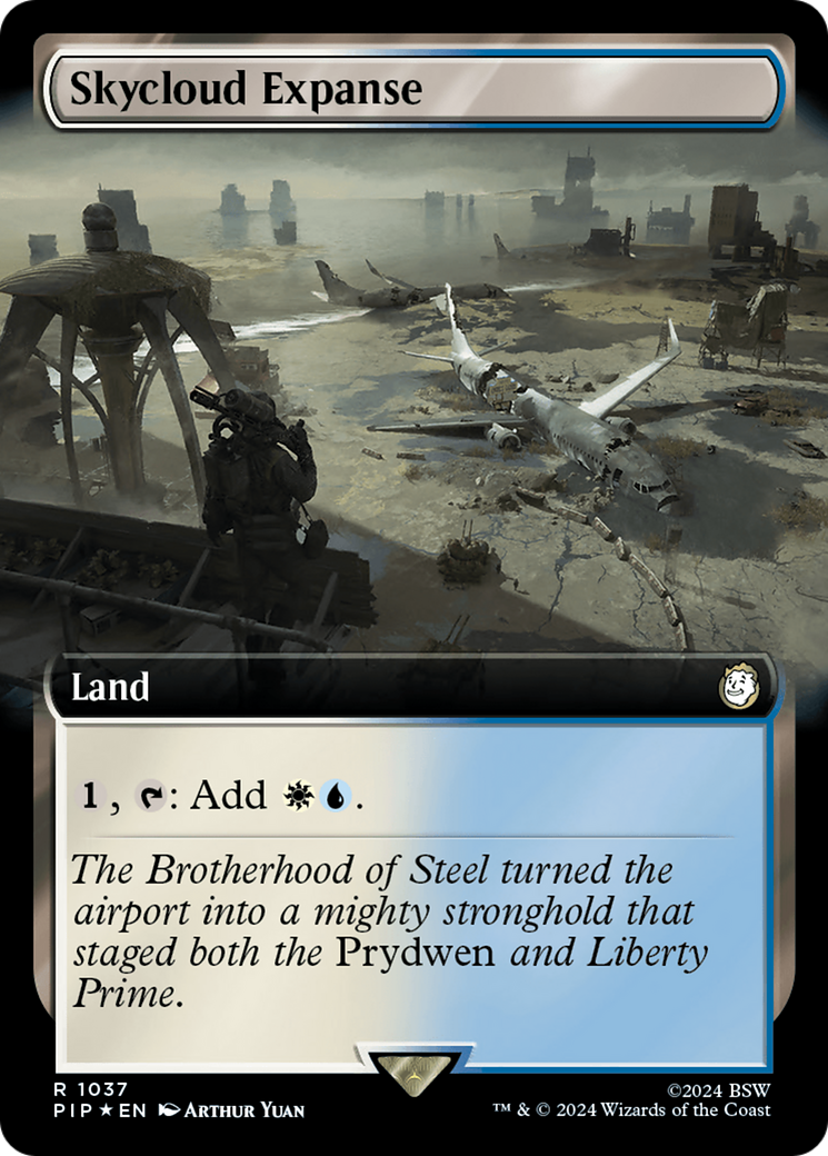 Skycloud Expanse (Extended Art) (Surge Foil) [Fallout] | Jomio and Rueliete's Cards and Comics