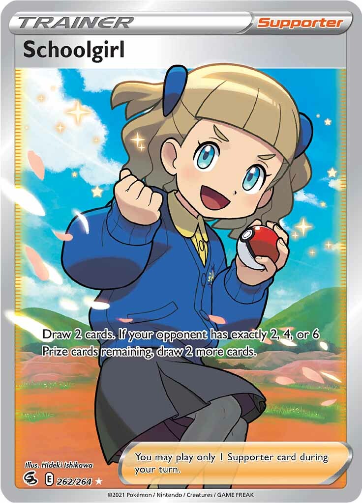 Schoolgirl (262/264) [Sword & Shield: Fusion Strike] | Jomio and Rueliete's Cards and Comics