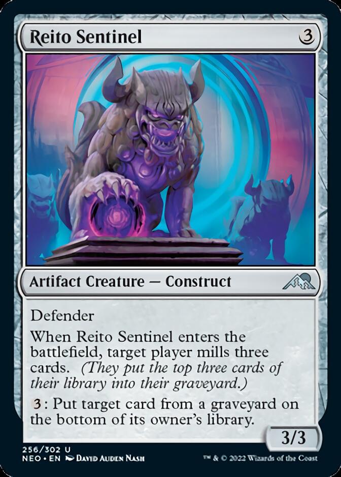 Reito Sentinel [Kamigawa: Neon Dynasty] | Jomio and Rueliete's Cards and Comics