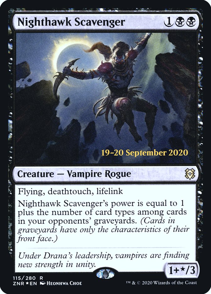 Nighthawk Scavenger [Zendikar Rising Prerelease Promos] | Jomio and Rueliete's Cards and Comics