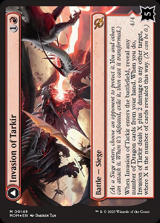 Invasion of Tarkir // Defiant Thundermaw [March of the Machine] | Jomio and Rueliete's Cards and Comics