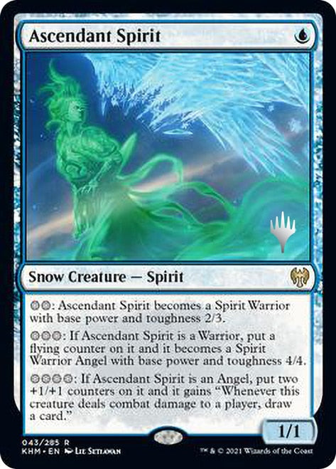 Ascendant Spirit (Promo Pack) [Kaldheim Promos] | Jomio and Rueliete's Cards and Comics