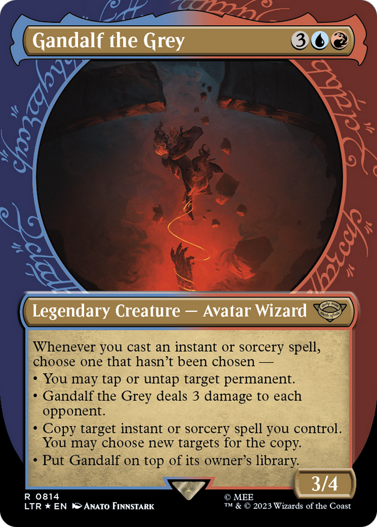 Gandalf the Grey (Showcase) (Surge Foil) [The Lord of the Rings: Tales of Middle-Earth] | Jomio and Rueliete's Cards and Comics