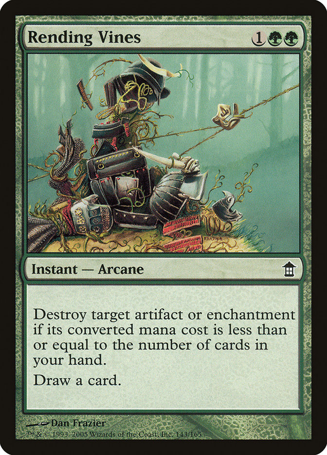 Rending Vines [Saviors of Kamigawa] | Jomio and Rueliete's Cards and Comics