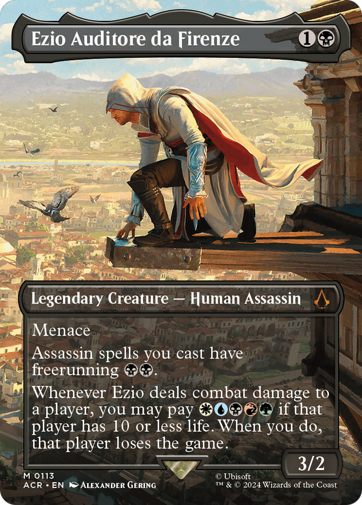 Ezio Auditore da Firenze (Borderless) [Assassin's Creed] | Jomio and Rueliete's Cards and Comics