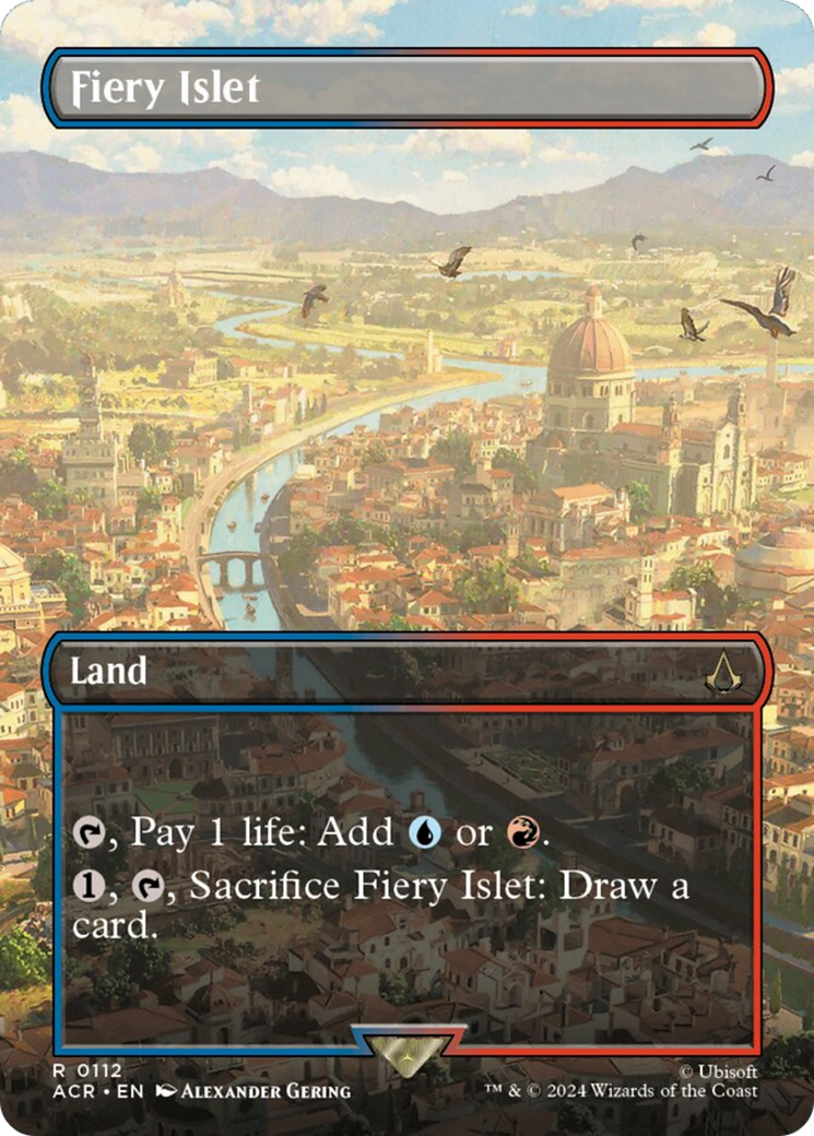 Fiery Islet (Borderless) [Assassin's Creed] | Jomio and Rueliete's Cards and Comics