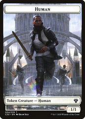 Human // Treasure Double-Sided Token [Commander 2020 Tokens] | Jomio and Rueliete's Cards and Comics