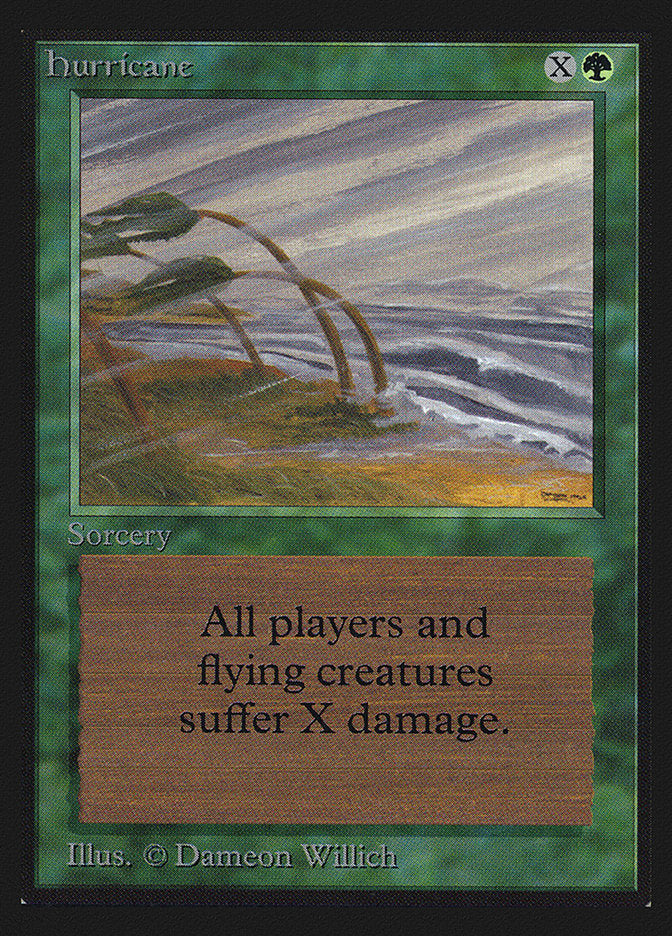 Hurricane [International Collectors' Edition] | Jomio and Rueliete's Cards and Comics