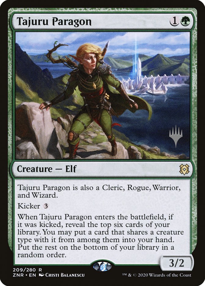 Tajuru Paragon (Promo Pack) [Zendikar Rising Promos] | Jomio and Rueliete's Cards and Comics