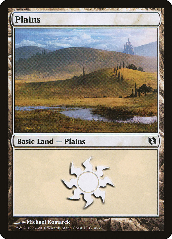 Plains (36) [Duel Decks: Elspeth vs. Tezzeret] | Jomio and Rueliete's Cards and Comics