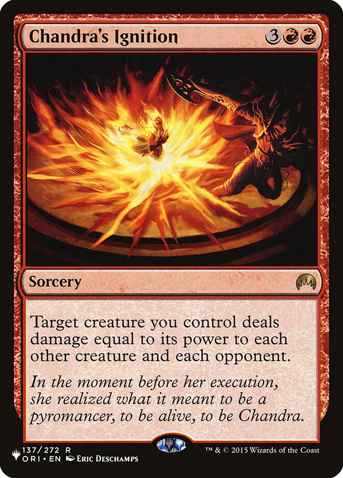 Chandra's Ignition [Secret Lair: Heads I Win, Tails You Lose] | Jomio and Rueliete's Cards and Comics