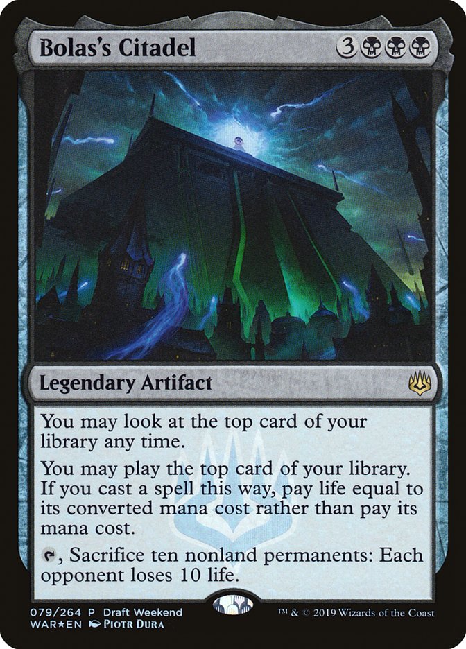 Bolas's Citadel (Draft Weekend) [War of the Spark Promos] | Jomio and Rueliete's Cards and Comics