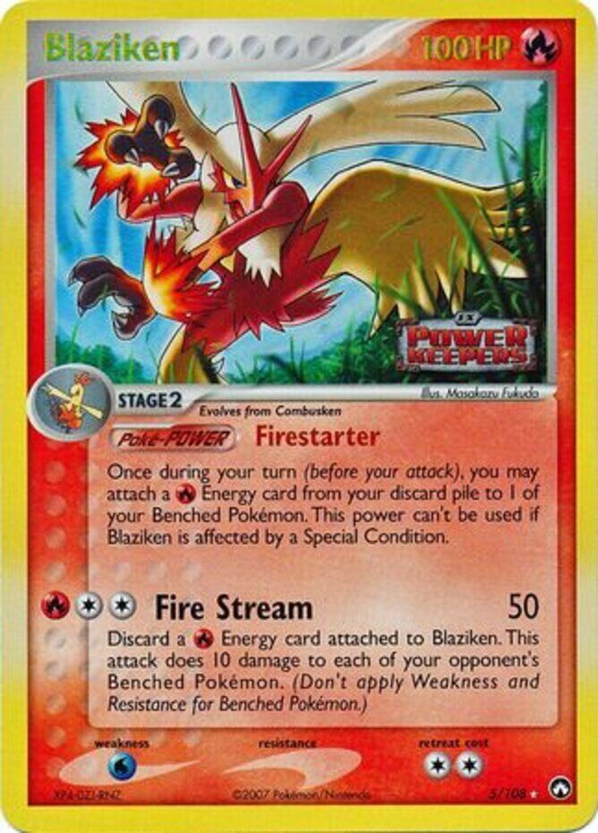 Blaziken (5/108) (Stamped) [EX: Power Keepers] | Jomio and Rueliete's Cards and Comics