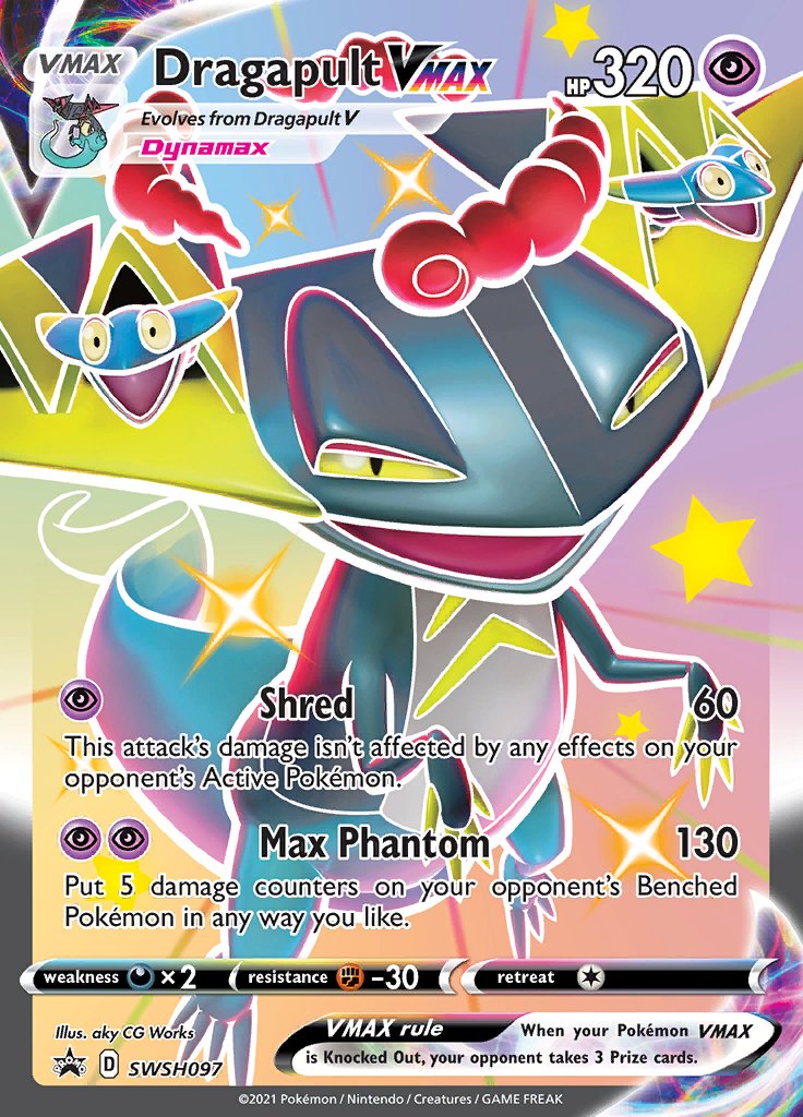Dragapult VMAX (SWSH097) (Jumbo Card) [Sword & Shield: Black Star Promos] | Jomio and Rueliete's Cards and Comics