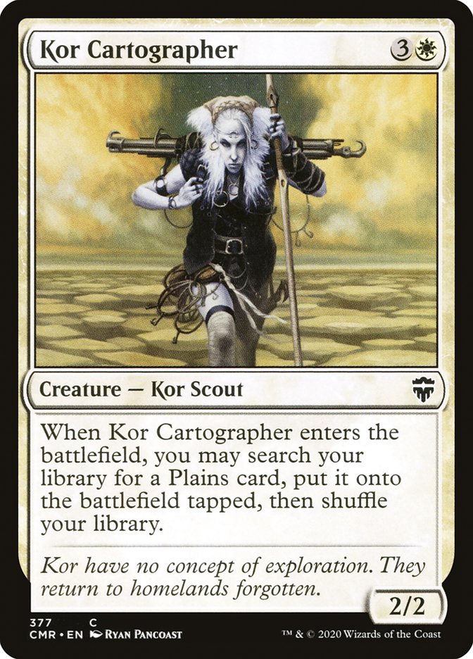 Kor Cartographer (377) [Commander Legends] | Jomio and Rueliete's Cards and Comics