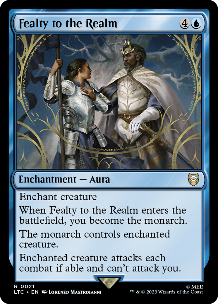Fealty to the Realm [The Lord of the Rings: Tales of Middle-Earth Commander] | Jomio and Rueliete's Cards and Comics