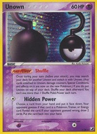 Unown (?) (?/28) [EX: Unseen Forces] | Jomio and Rueliete's Cards and Comics