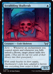 Scrabbling Skullcrab [Duskmourn: House of Horror] | Jomio and Rueliete's Cards and Comics