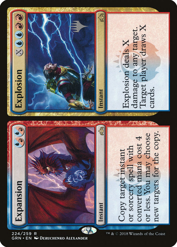 Expansion // Explosion (Promo Pack) [Guilds of Ravnica Promos] | Jomio and Rueliete's Cards and Comics