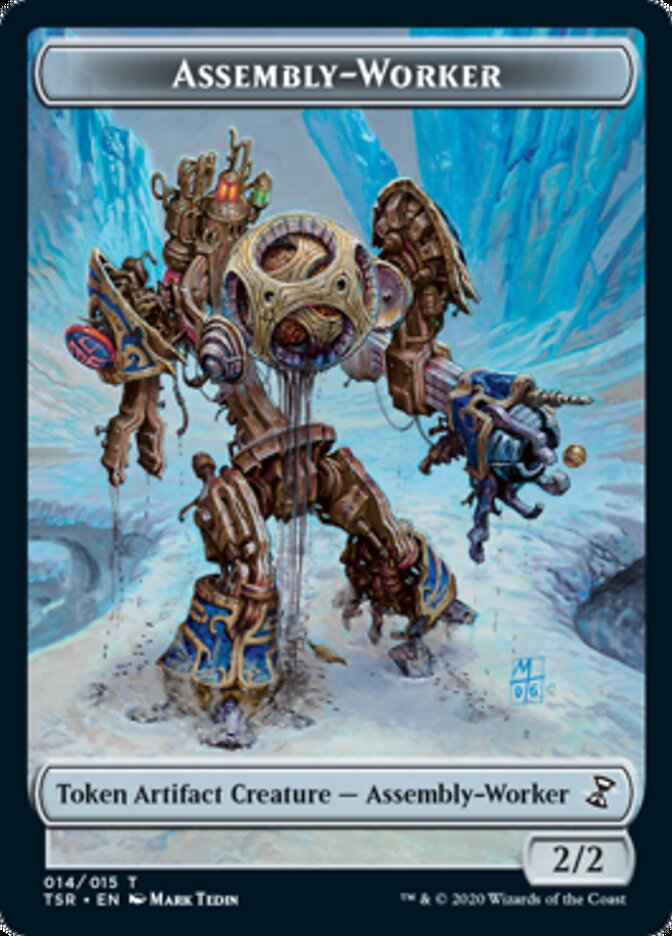 Assembly-Worker Token [Time Spiral Remastered Tokens] | Jomio and Rueliete's Cards and Comics