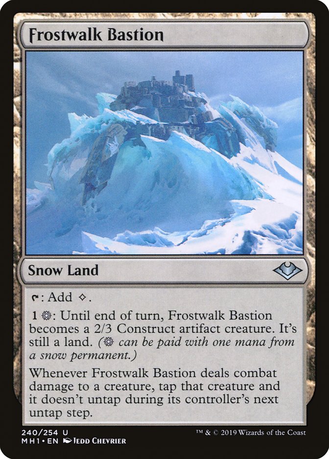 Frostwalk Bastion [Modern Horizons] | Jomio and Rueliete's Cards and Comics