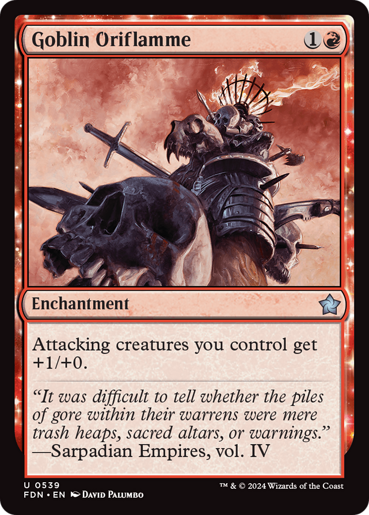 Goblin Oriflamme [Foundations] | Jomio and Rueliete's Cards and Comics