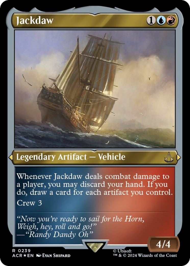 Jackdaw (Foil Etched) [Assassin's Creed] | Jomio and Rueliete's Cards and Comics