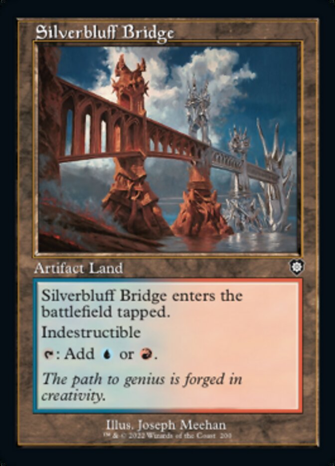 Silverbluff Bridge (Retro) [The Brothers' War Commander] | Jomio and Rueliete's Cards and Comics