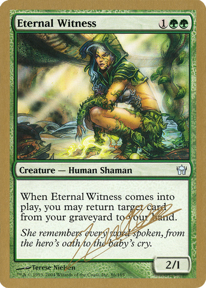 Eternal Witness (Julien Nuijten) [World Championship Decks 2004] | Jomio and Rueliete's Cards and Comics