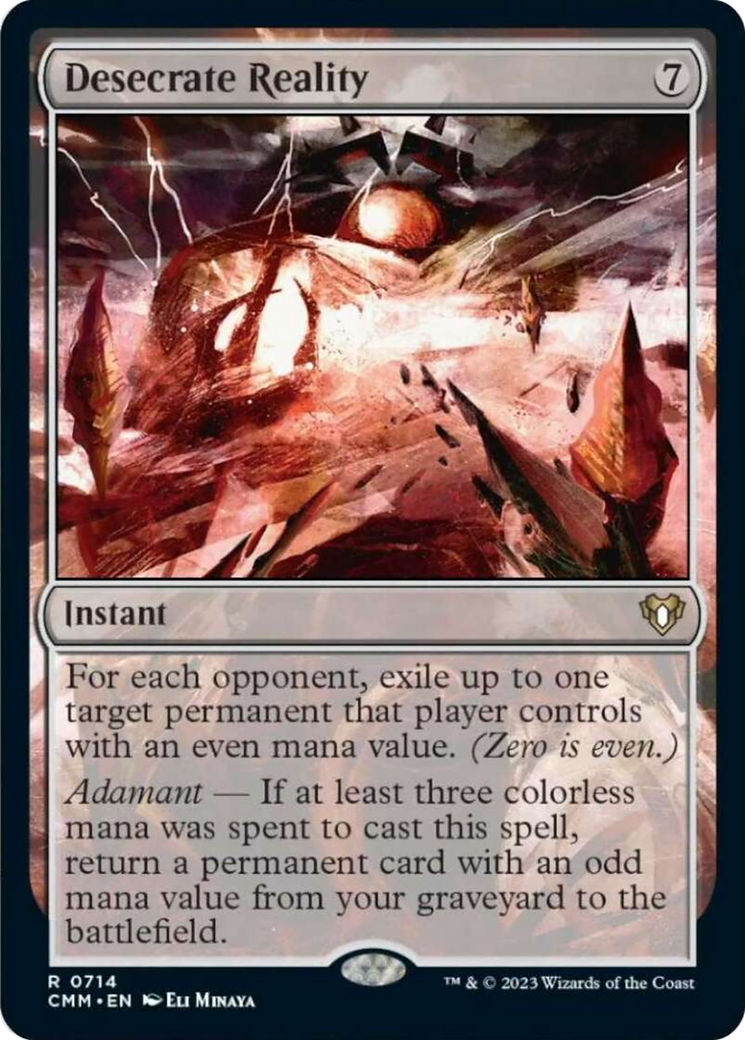 Desecrate Reality [Commander Masters] | Jomio and Rueliete's Cards and Comics