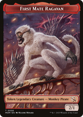 First Mate Ragavan // Knight Double-Sided Token [March of the Machine Tokens] | Jomio and Rueliete's Cards and Comics