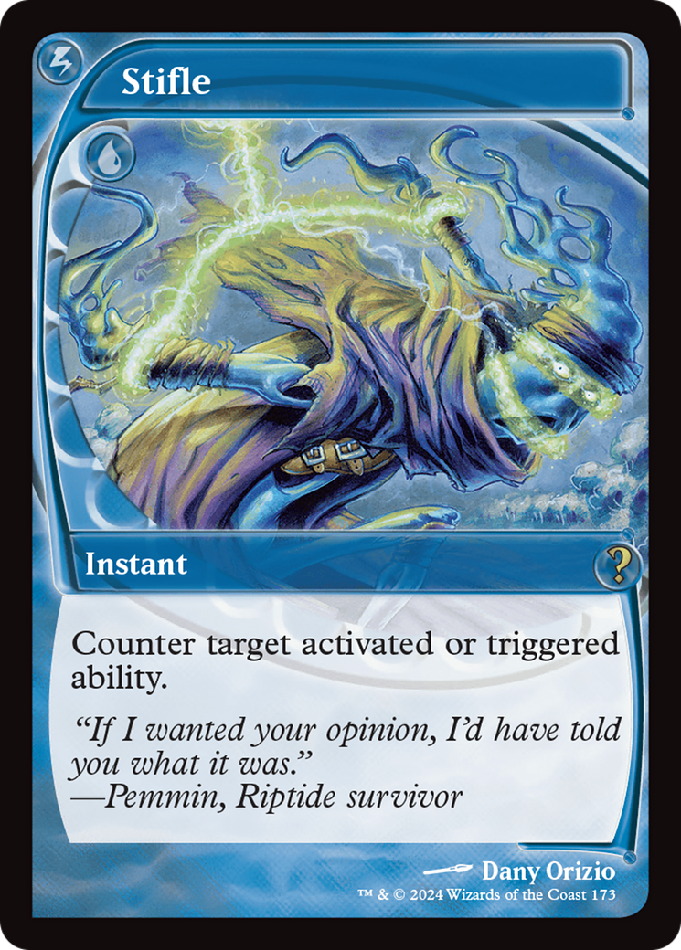 Stifle (Future Sight) [Mystery Booster 2] | Jomio and Rueliete's Cards and Comics