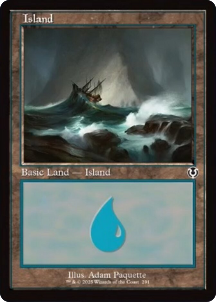 Island (291) (Retro Frame) [Innistrad Remastered] | Jomio and Rueliete's Cards and Comics