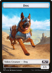 Cat (011) // Dog Double-Sided Token [Core Set 2021 Tokens] | Jomio and Rueliete's Cards and Comics