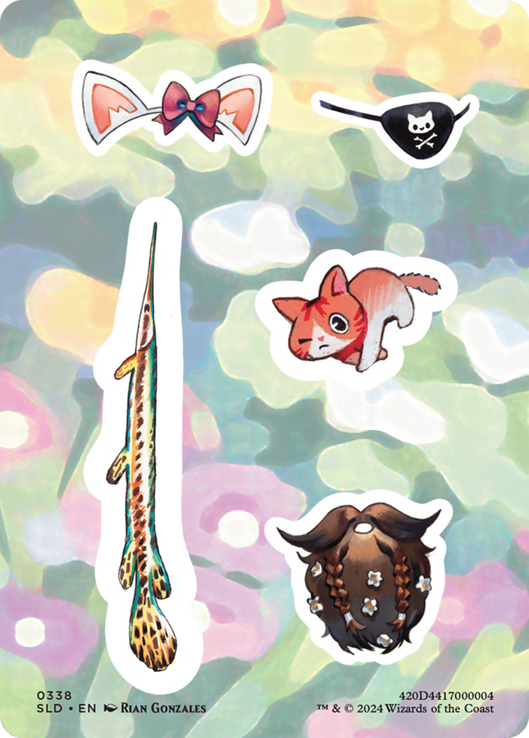Sticker Sheet (0338) [Secret Lair Drop Series] | Jomio and Rueliete's Cards and Comics