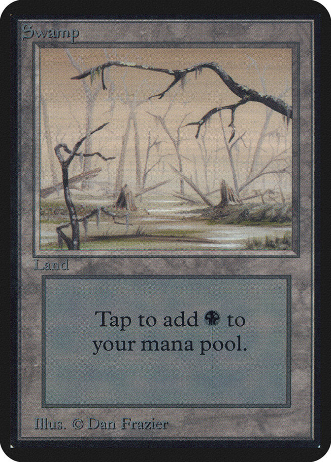 Swamp (291) [Alpha Edition] | Jomio and Rueliete's Cards and Comics