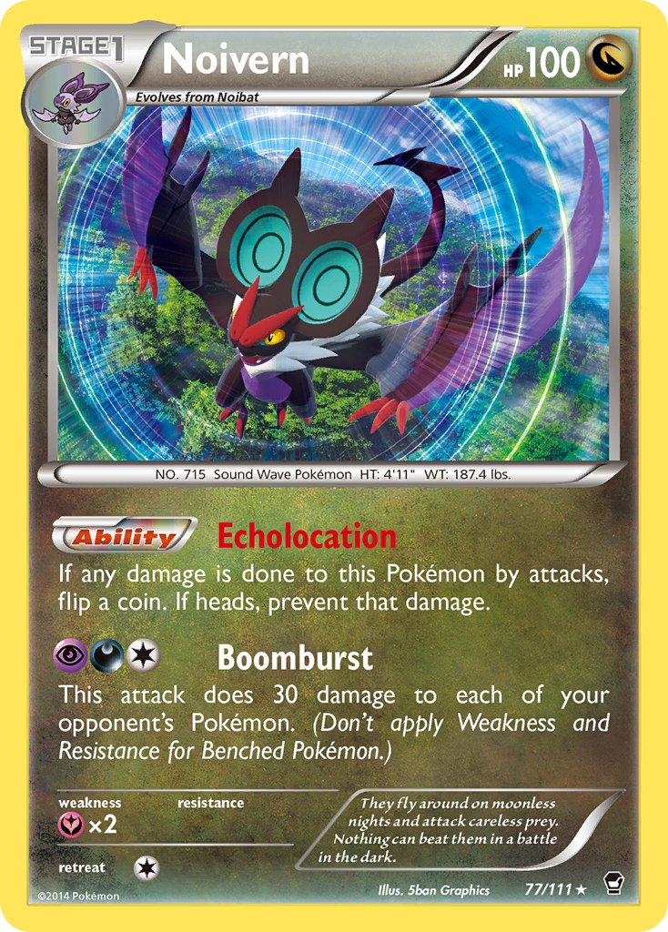 Noivern (77/111) (Cosmos Holo) (Blister Exclusive) [XY: Furious Fists] | Jomio and Rueliete's Cards and Comics