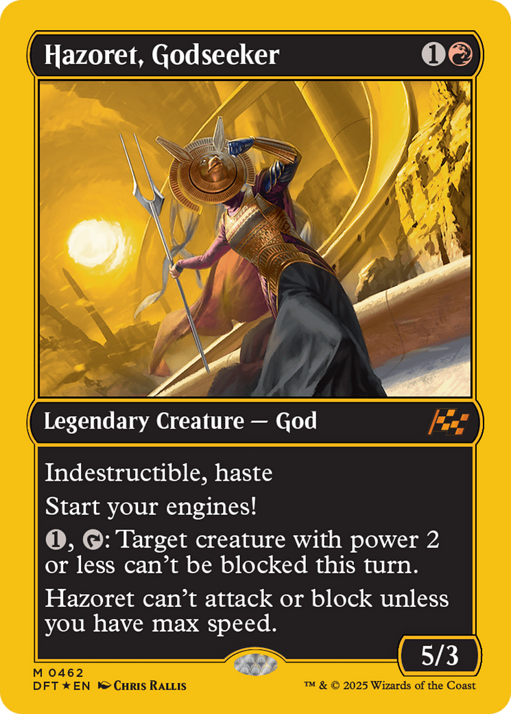 Hazoret, Godseeker (First-Place Foil) [Aetherdrift] | Jomio and Rueliete's Cards and Comics