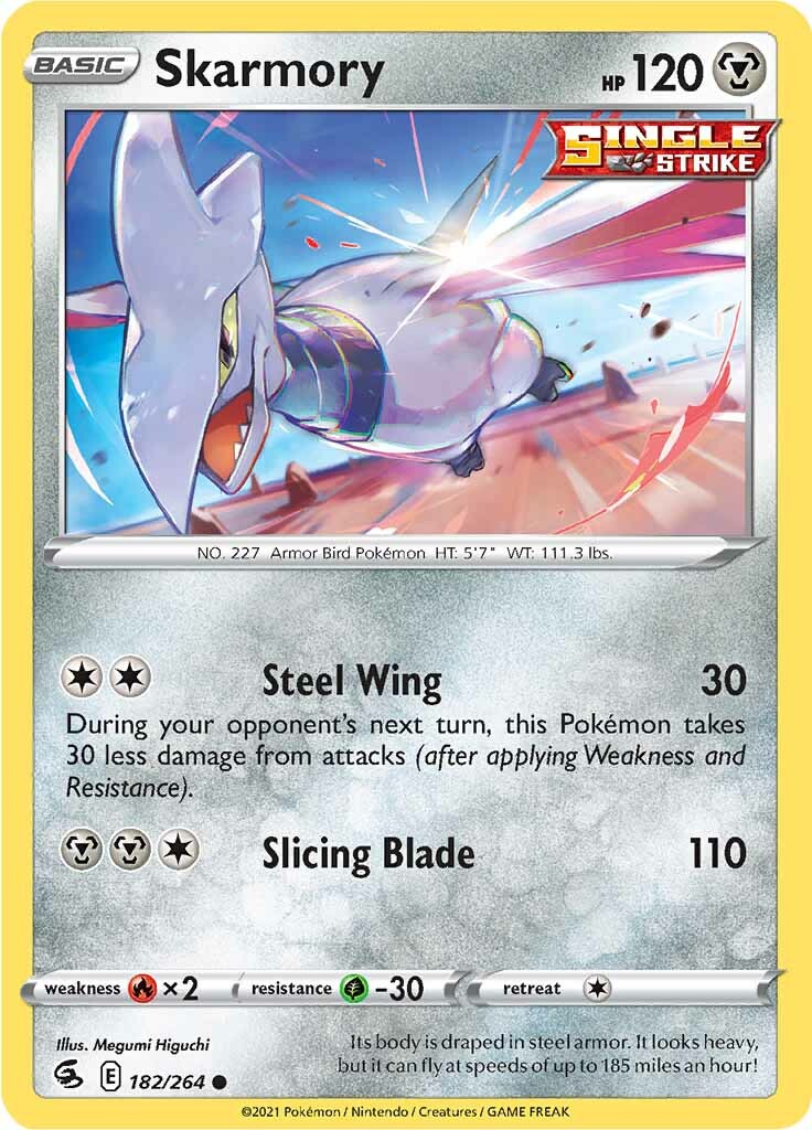 Skarmory (182/264) [Sword & Shield: Fusion Strike] | Jomio and Rueliete's Cards and Comics