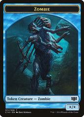 Ape // Zombie (011/036) Double-Sided Token [Commander 2014 Tokens] | Jomio and Rueliete's Cards and Comics